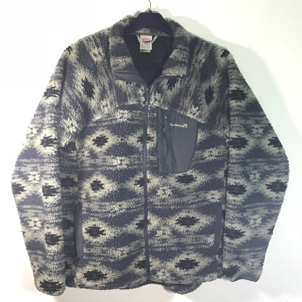 Avalanche insulated zip jacket size large